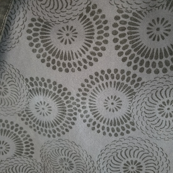 Made in Nepal steel blue wrap-around snap A-line mini skirt w/ pouch size M Y2k - Picture 9 of 10